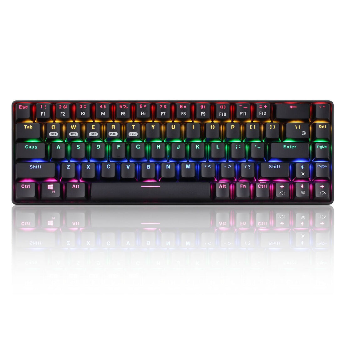 68-key RGB Wireless Bluetooth Mechanical Keyboard