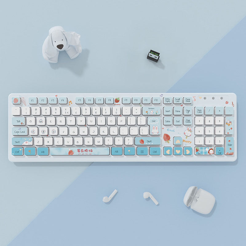 Plastic Wireless Keyboard For Computer