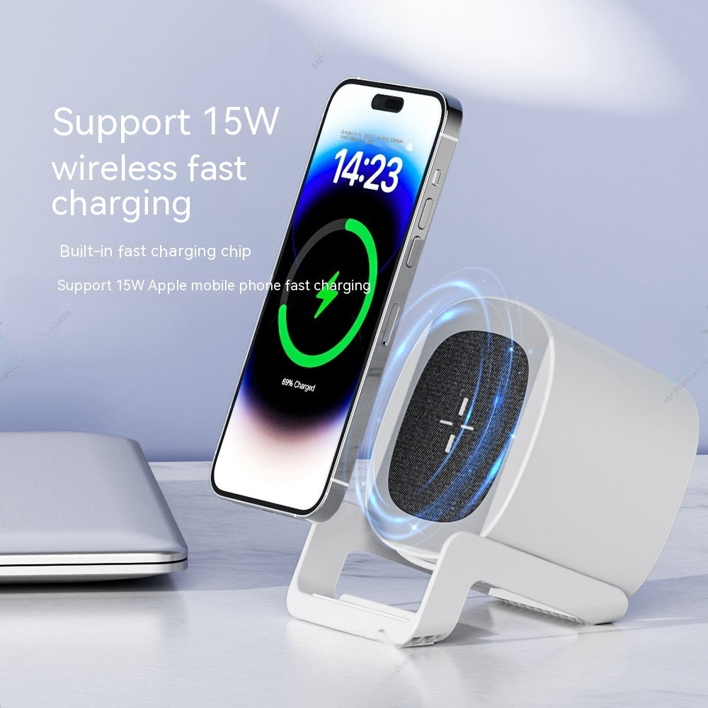 Four-in-one Mobile Phone Holder Wireless Charger Bluetooth Audio