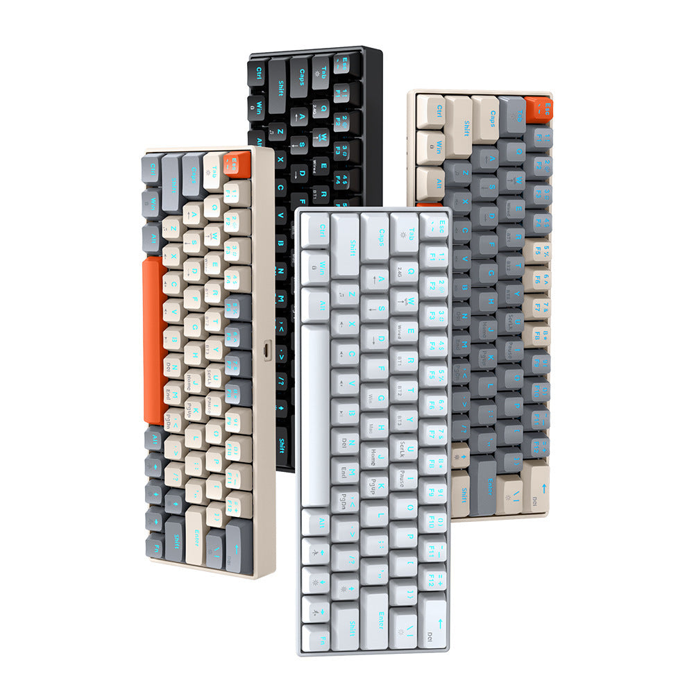 Three-mode Wireless Bluetooth Mechanical Keyboard