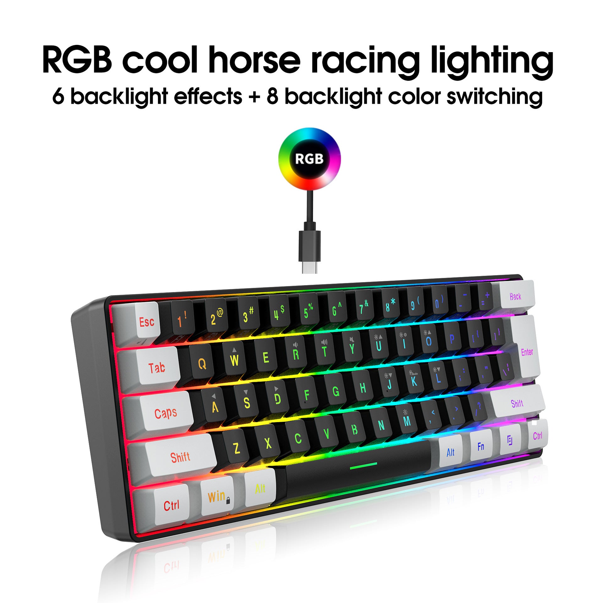 RGB Lighting Membrane Keyboard