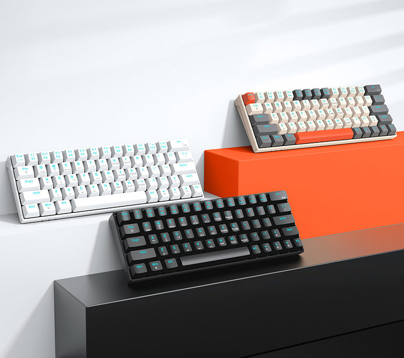 Three-mode Wireless Bluetooth Mechanical Keyboard