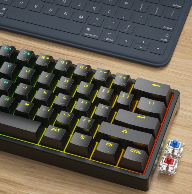 61-key Pluggable Mechanical Keyboard