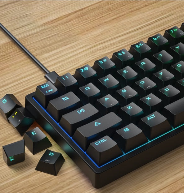 61-key Pluggable Mechanical Keyboard