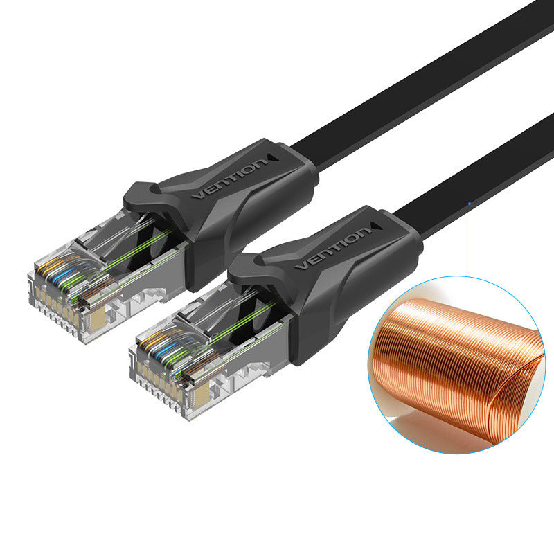 Flat Cat6 Pure Copper Gigabit Cable Router
