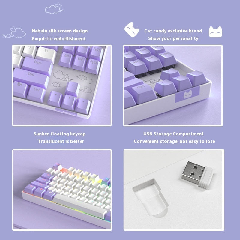 Wireless Bluetooth Mechanical Keyboard
